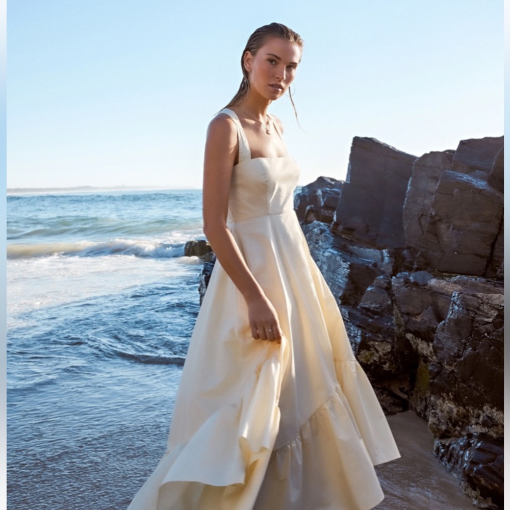 Bardot Cream Maxi Dress